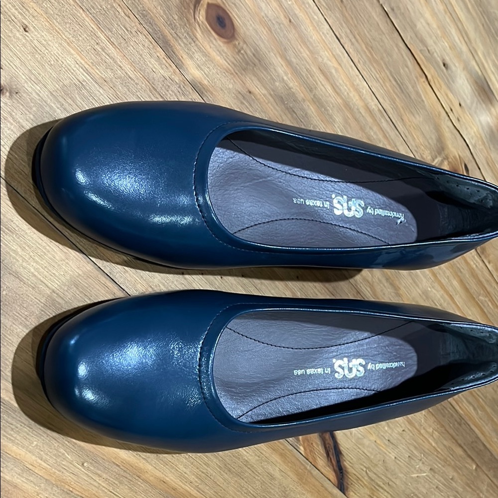 SAS Blue Pumps Never Worn